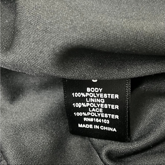 Say What Black Crinkle Gauze Crochet Maxi Dress Black Witch Goth Vampy S Boho - Picture 6 of 9